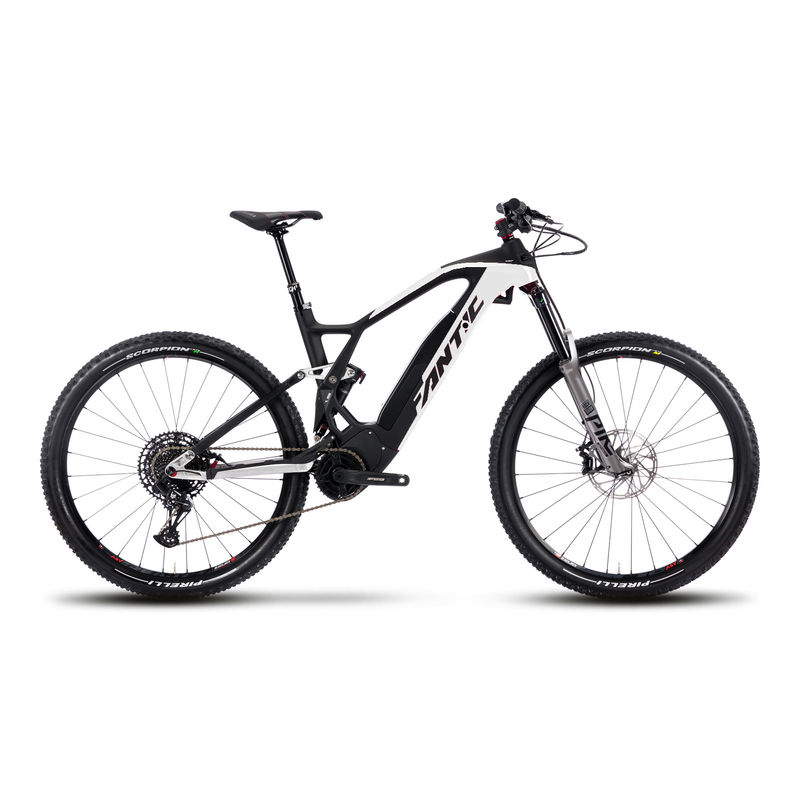 FANTIC - Integra XTF 1.6 Carbon Factory - 720Wh/160mm - E-Bike (S) - weiss