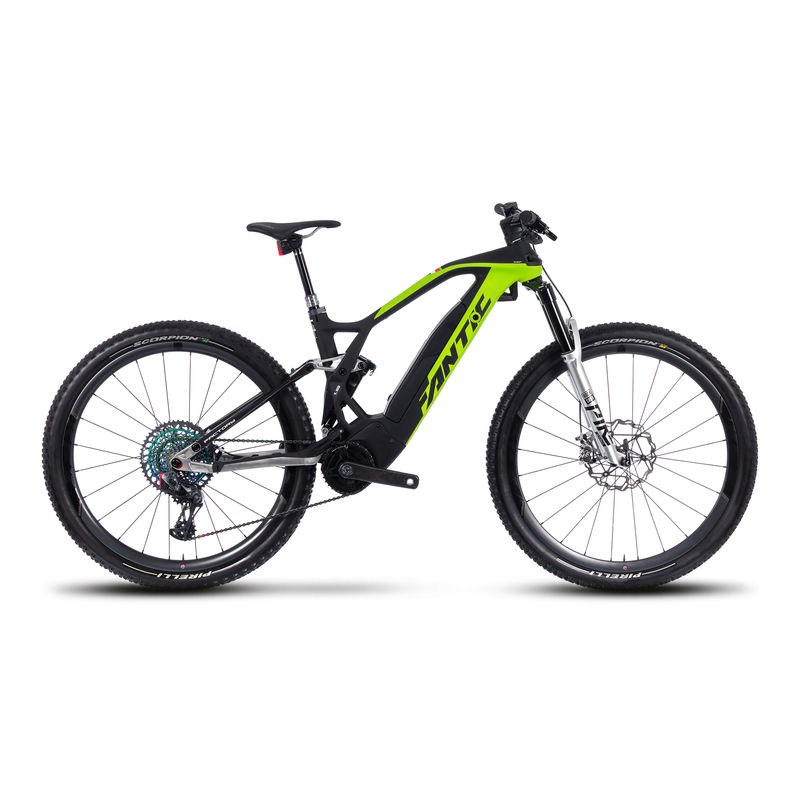 FANTIC - Integra XTF 1.6 Carbon Factory - 720Wh/160mm - E-Bike (XL) - lime yellow