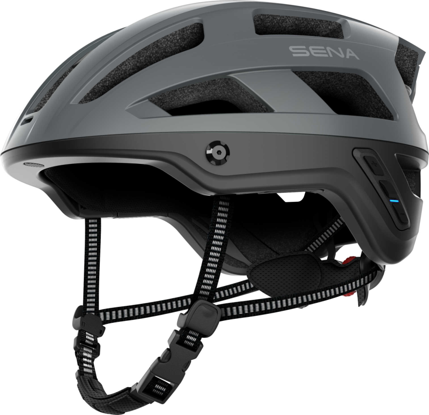 M1 Smart Mountainbike Helm - Matt Grey (L)