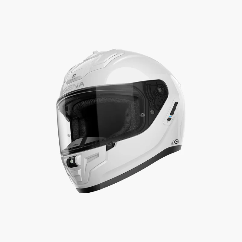 SENA PHANTOM XB - Smart Motorrad-Integralhelm - weiss glanz (M)