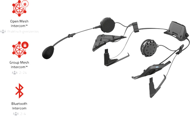 SRL MESH - Bluetooth Headset für Shoei-Helme