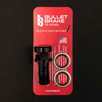 BulletBrake - schwarz, Normalgewinde (10 x 1.25 mm)