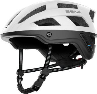M1 Smart Mountainbike Helm - Matt White (L)