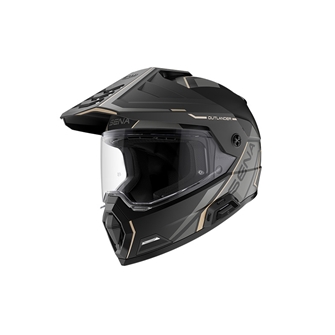 SENA OUTLANDER - Smart Dual Sport Helm - matt schwarz (XL)