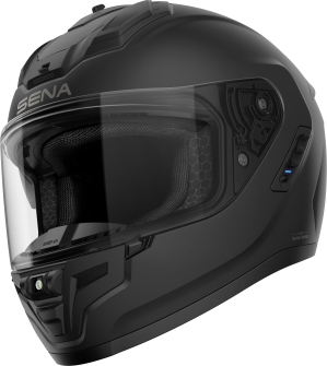 PHANTOM - Smart Motorrad-Integralhelm (ECE22.06) - matt schwarz (XXL)