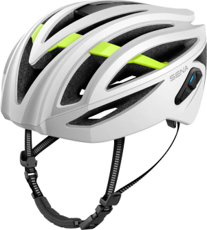 Aerodynamischer Fahrradhelm SENA R2 mit Bluetooth Intercom - Mattweiss (S) bei E-Performance im Online Shop kaufen!