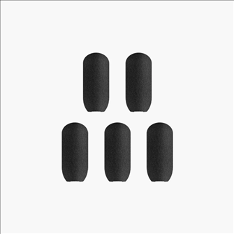 Mikrofon-Schwämme (Beutel à 5 Stk.) für BiKom 20