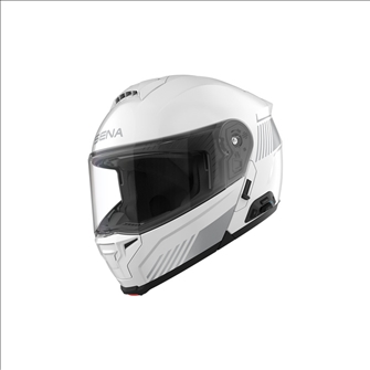SPECTER - Smart Motorrad-Klapphelm - weiss glanz (XL)