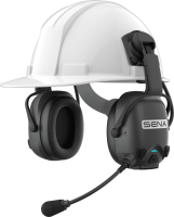 SENA CAST - Mesh Kapselgehörschutz mit Kommunikationssystem mit Montagebügeln für Schutzhelme