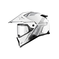 SENA OUTLANDER - Smart Dual Sport Helm - weiss glanz (M)