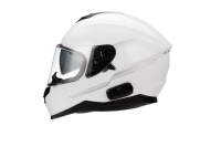 OUTRIDE - Smart Motorrad-Integralhelm (ECE) - weiss glänzend (S)