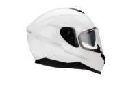 OUTRIDE - Smart Motorrad-Integralhelm (ECE) - weiss glänzend (S)