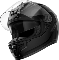 PHANTOM - Smart Motorrad-Integralhelm (ECE22.06) - schwarz glanz (L)