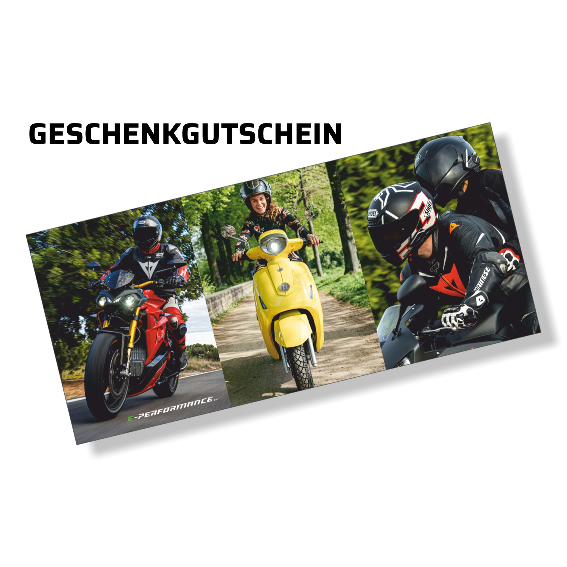 Gutschein - ENERGICA - Miete Wochenende