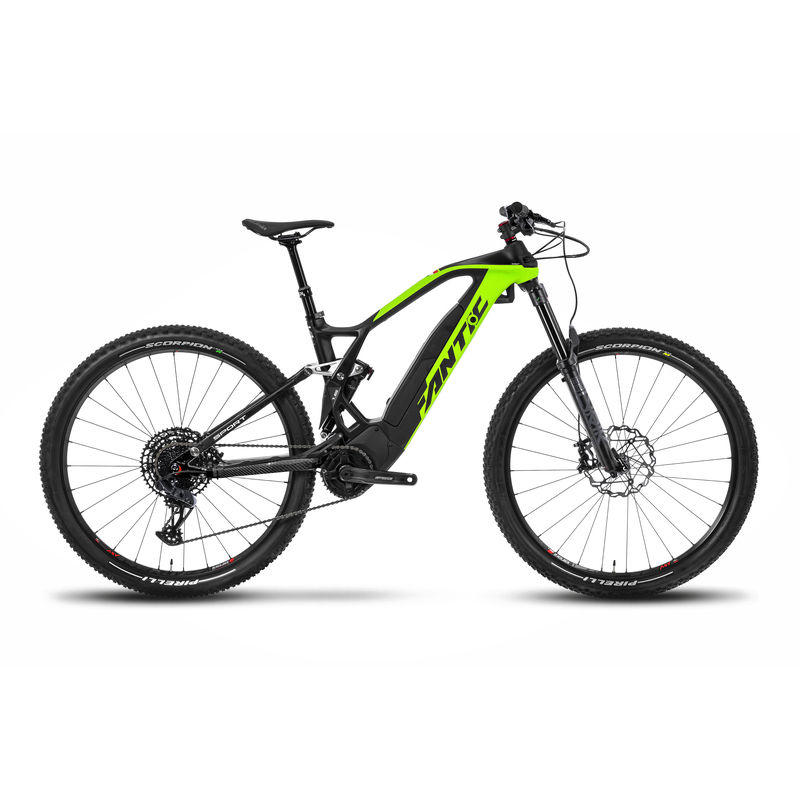 FANTIC - Integra XTF 1.6 Carbon Sport - 720Wh/160mm - E-Bike (XL) - lime yellow