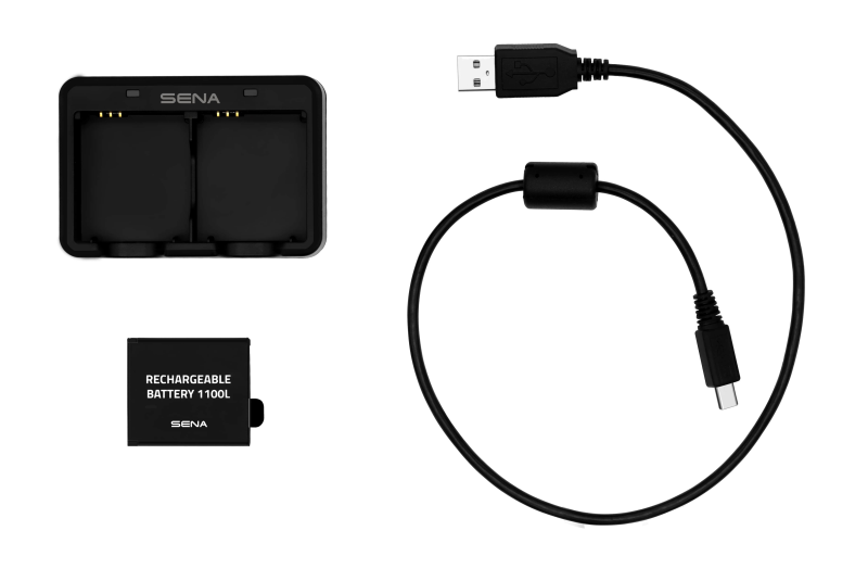 Dual Battery Charger and Rechargeable Battery 1100L