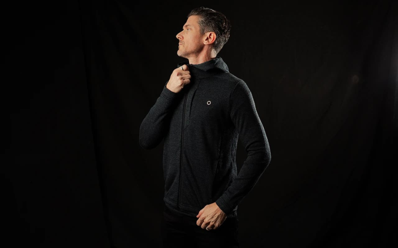 Stark Future - Kapuzenpullover &#196;ventyr (mit Reissverschluss) aus Merino-Wolle (L)