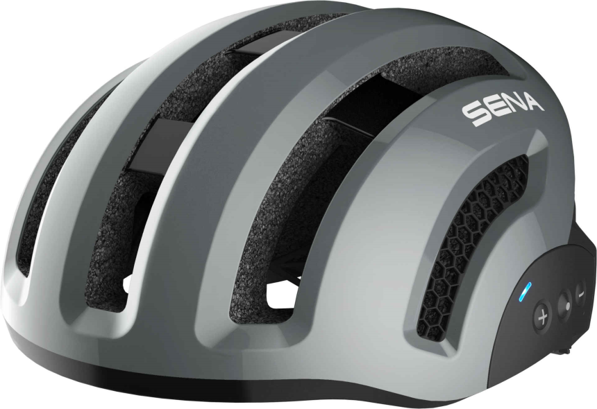 X1 Smart Cycling Helm - grau (L)