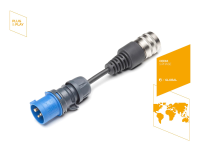 JUICE - CONNECTOR Adapter CEE16 (1-phasig, blau)