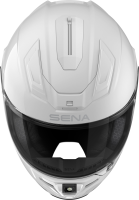 PHANTOM - Smart Motorrad-Integralhelm (ECE22.06) - weiss glanz (S)