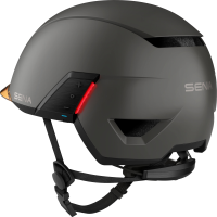 U1 - E-Bike Helm mit Kommunikationssystem - Dark Gray (L)